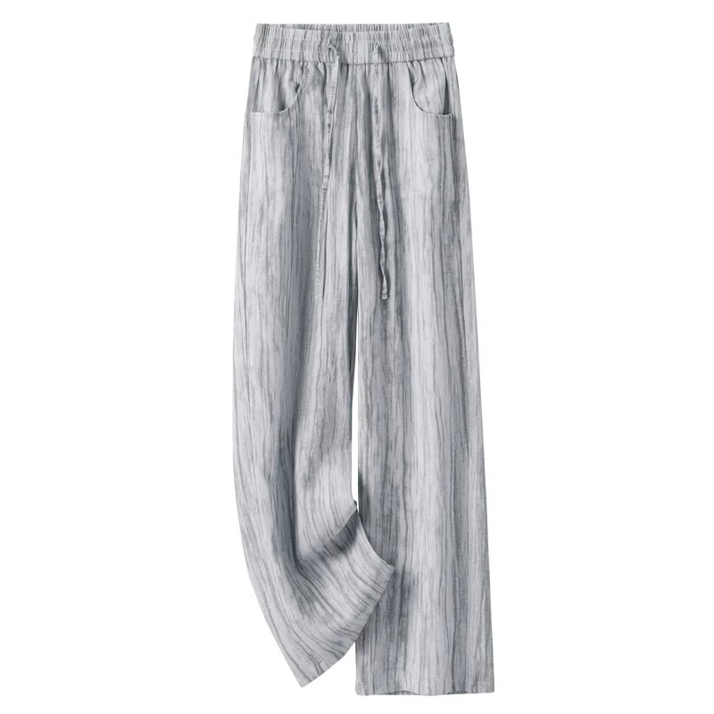 Tie-Dye Ice Silk Cotton Linen  - đánh giá và giá Linen Pant Wide