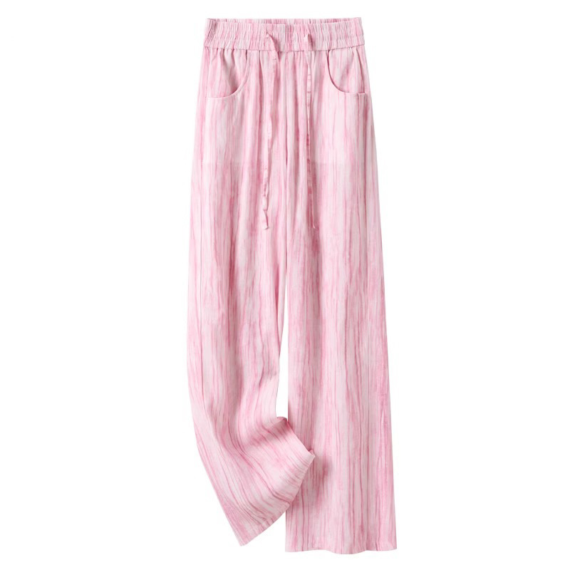 Tie-Dye Ice Silk Cotton Linen  - đánh giá và giá Linen Pant Wide
