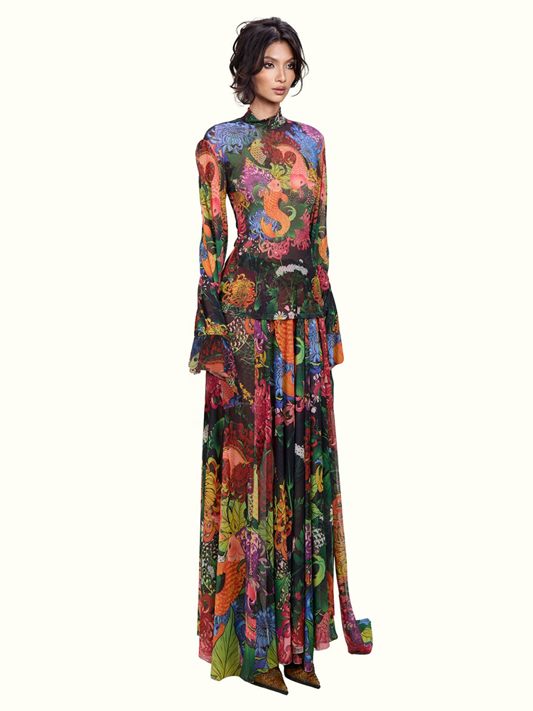 Weird Puss Colorful Floral Pri - đánh giá và giá Romper Floral Print