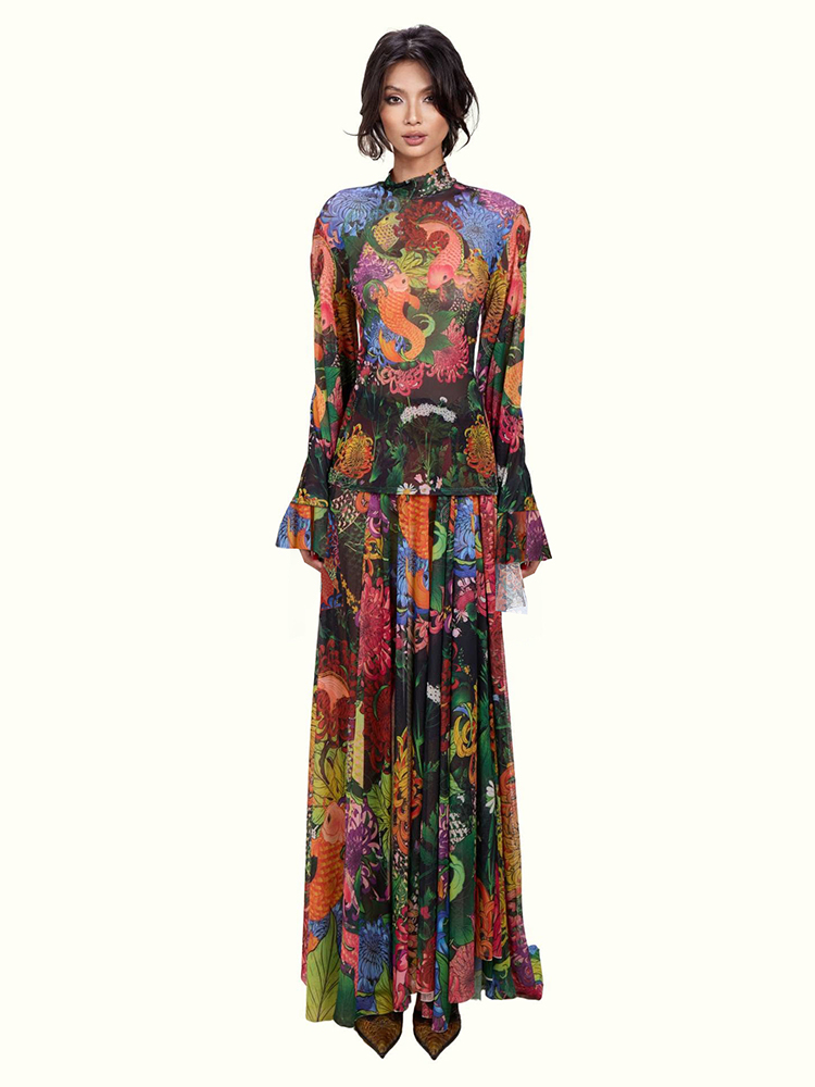 Weird Puss Colorful Floral Pri - đánh giá và giá Romper Floral Print