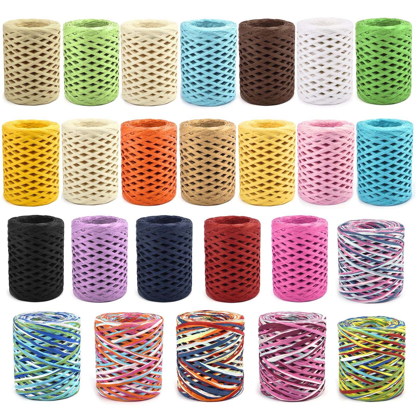 100M Natural Raffia Straw Yarn - đánh giá và giá Crochet Bag Raffia