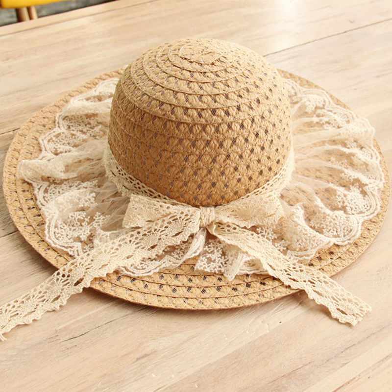Women Lace Sun Hats For  Wide  - đánh giá và giá Hat Floppy Wide