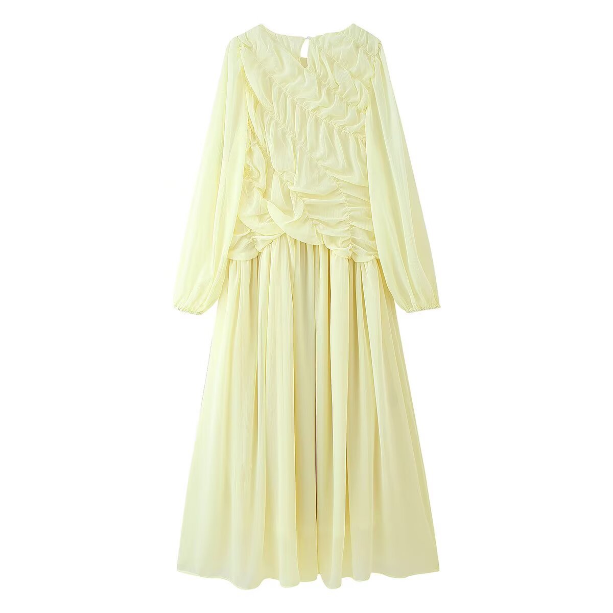 Autumn Long Sleeve Dresses 202 - đánh giá và giá Linen Dress Wrap