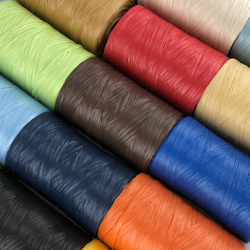 100g/pcs Flat Raffia Paper Yar - đánh giá và giá Crochet Bag Raffia
