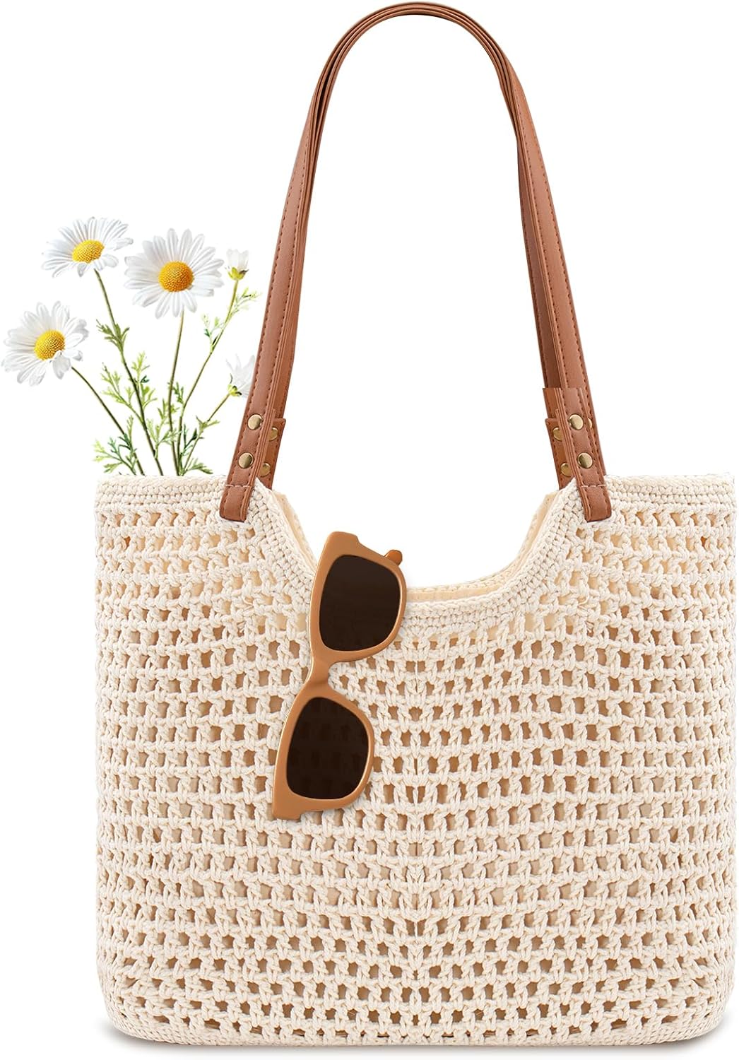 Crochet Beach Bag Purse, Boho  - đánh giá và giá Tote Bag Beach