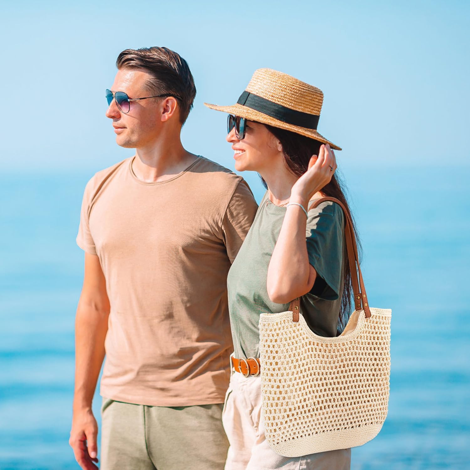 Crochet Beach Bag Purse, Boho  - đánh giá và giá Tote Bag Beach