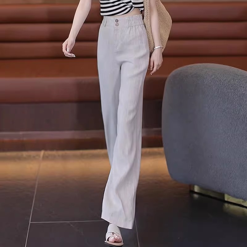 Summer Cool Linen Straight Pan - đánh giá và giá Linen Pant Wide