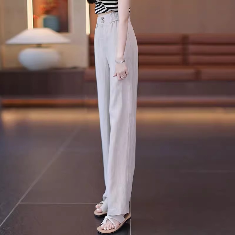 Summer Cool Linen Straight Pan - đánh giá và giá Linen Pant Wide
