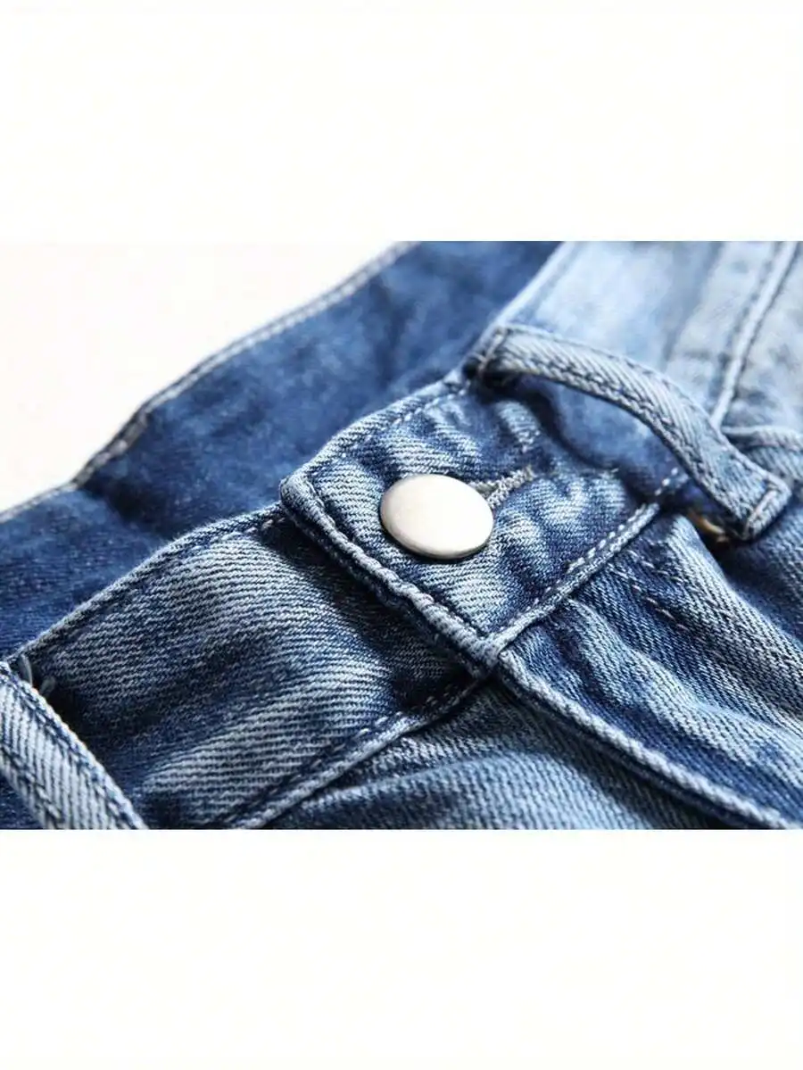 Mens Ripped Denim Shorts Mid-R - đánh giá và giá Shorts Denim Frayed
