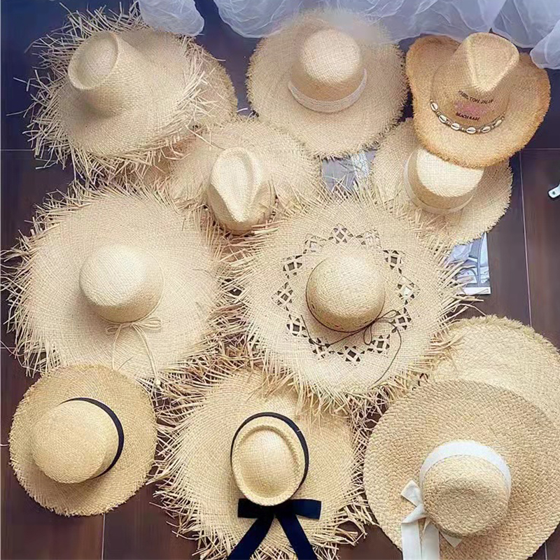 New Women Summer Natural Raffi - đánh giá và giá Hat Floppy Wide