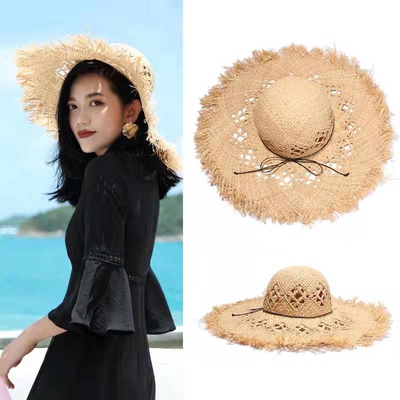 New Women Summer Natural Raffi - đánh giá và giá Hat Floppy Wide