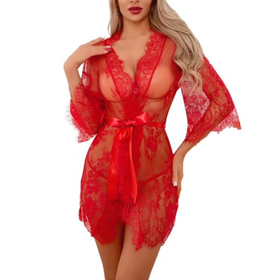 Narcisse Women's Floral Lace K - đánh giá và giá Kimono Sheer Floral