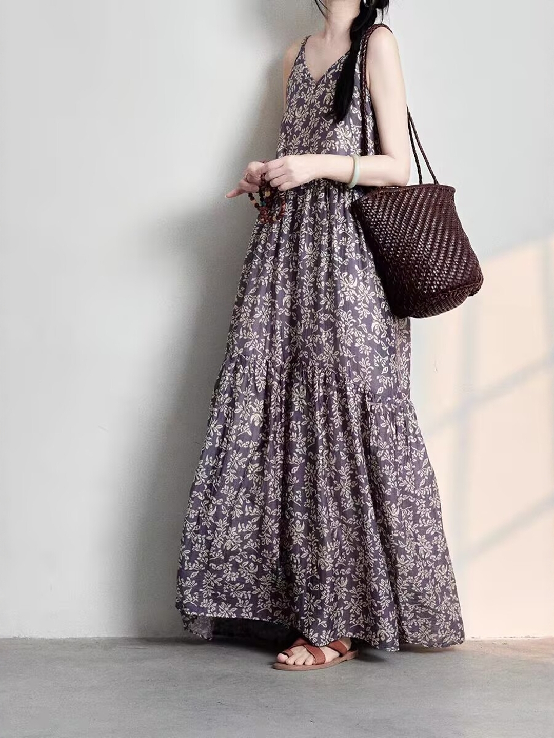 Elegant Japanese Style plus Si - đánh giá và giá Linen Dress Wrap