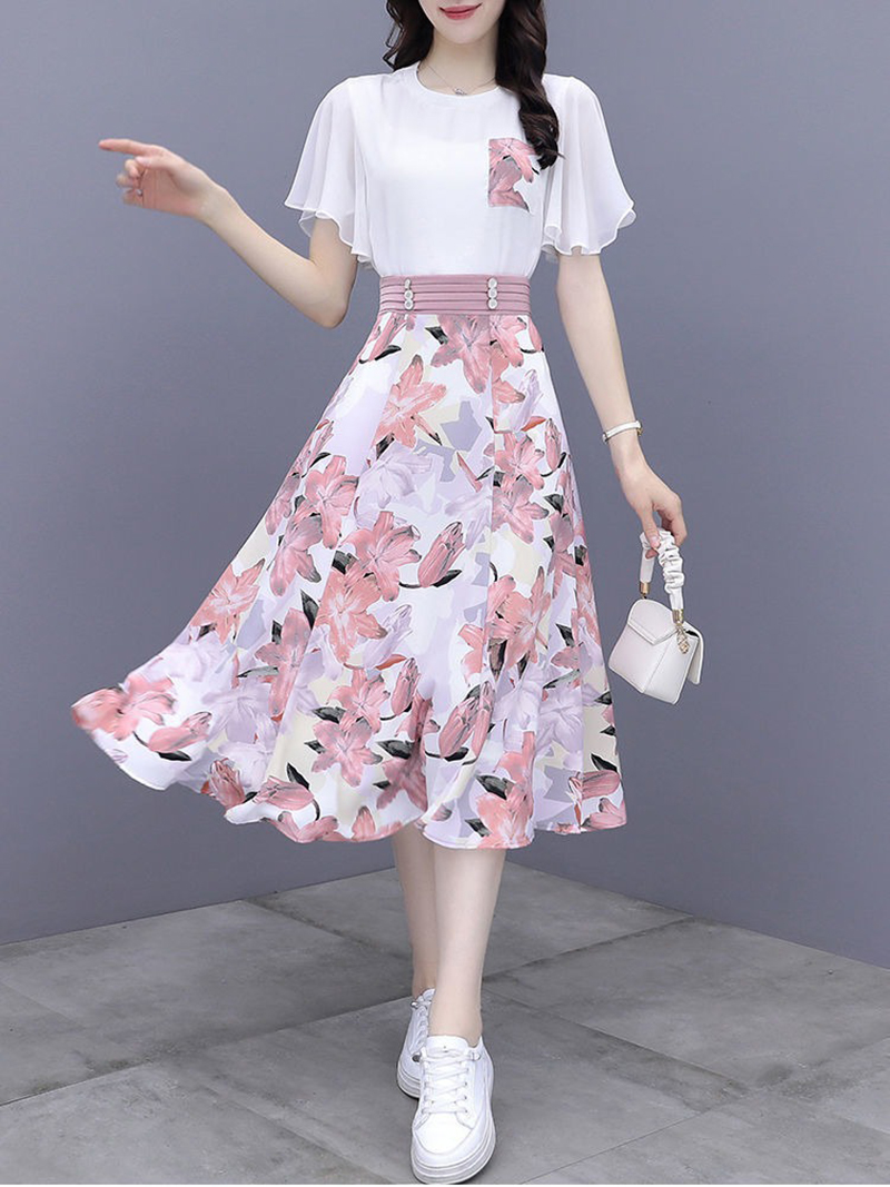 Women's Suits Summer 2022 New  - đánh giá và giá Romper Floral Print