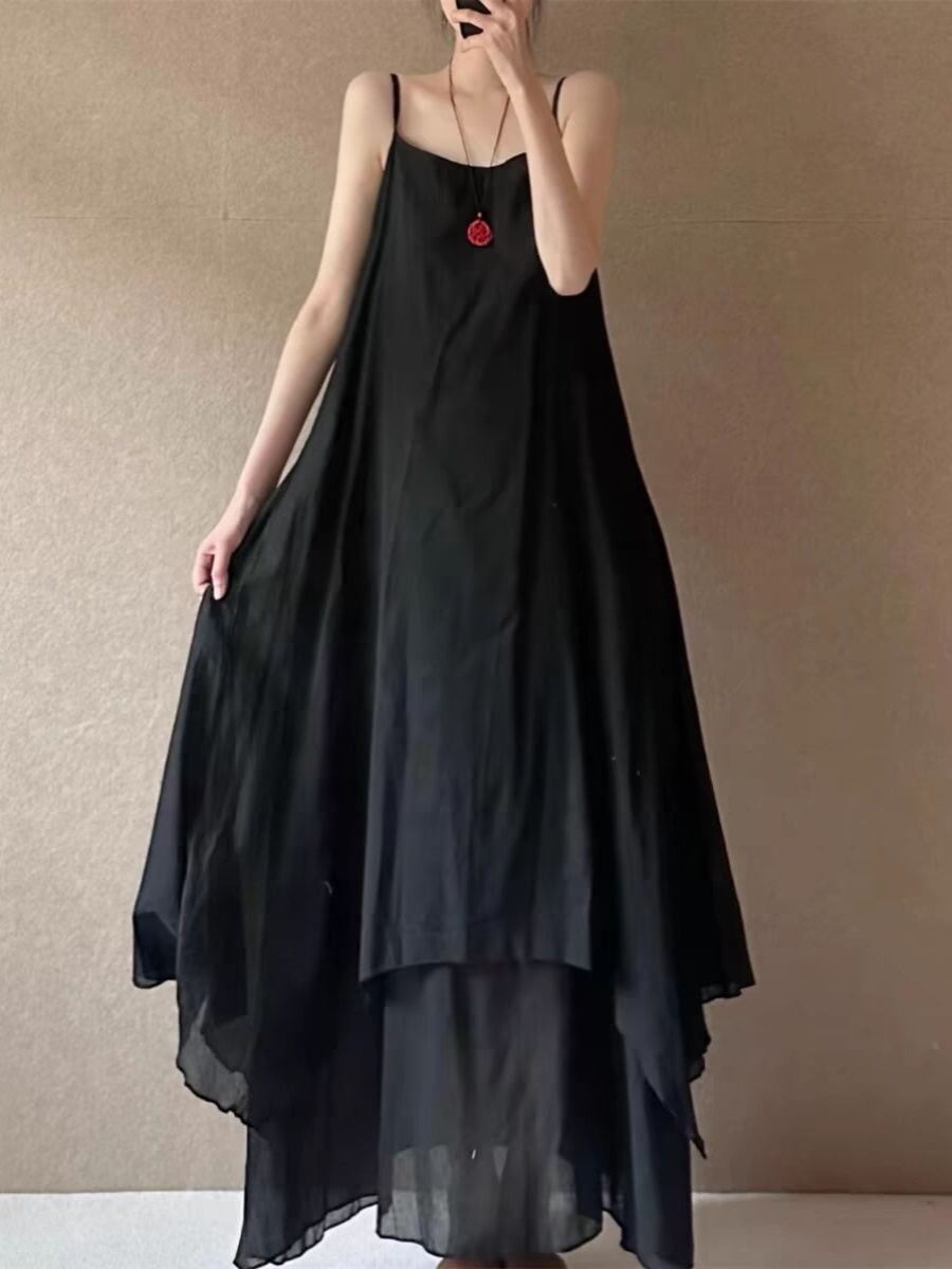 Stylish Large Size Cotton Line - đánh giá và giá Linen Dress Wrap