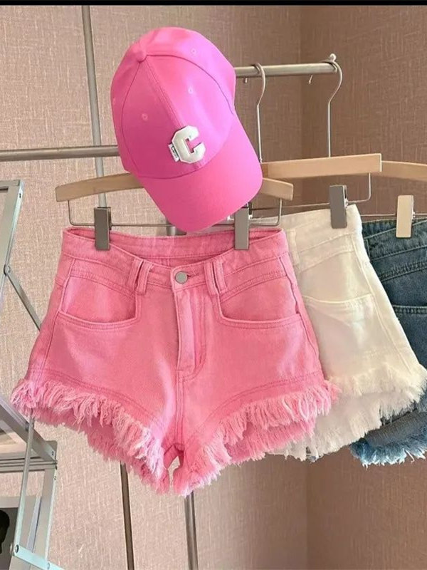 Outlet Korean Style Casual Hon - đánh giá và giá Shorts Denim Frayed