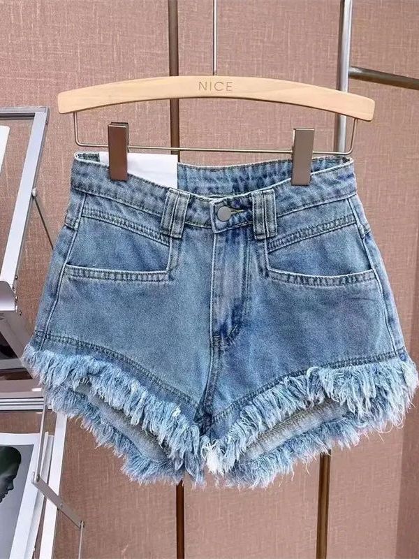 Outlet Korean Style Casual Hon - đánh giá và giá Shorts Denim Frayed