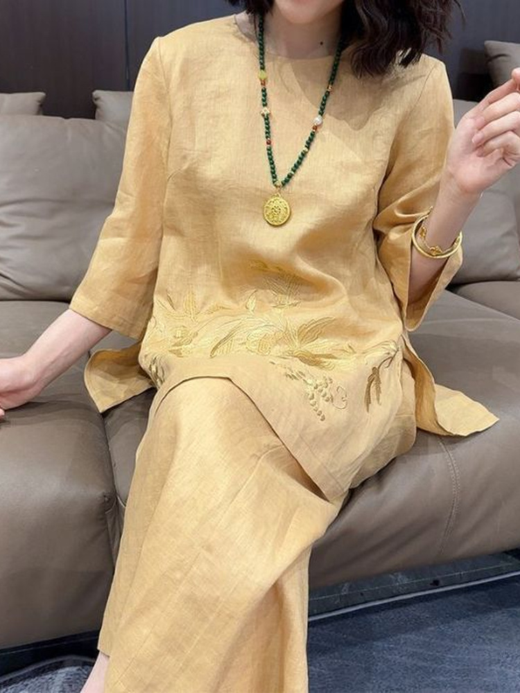 High-End Lightweight Cotton Li - đánh giá và giá Linen Pant Wide