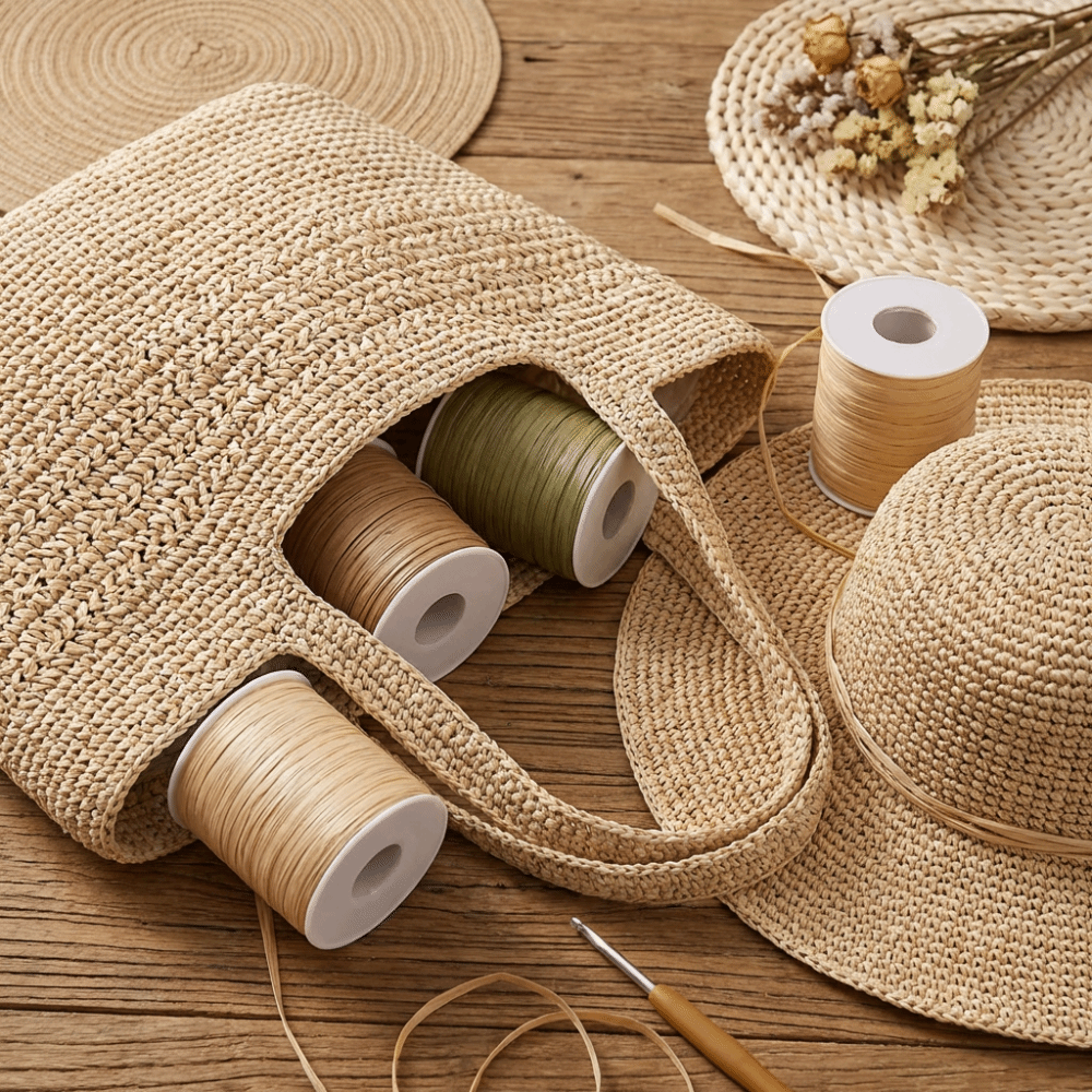 Premium Quality 120M Per Roll  - đánh giá và giá Crochet Bag Raffia