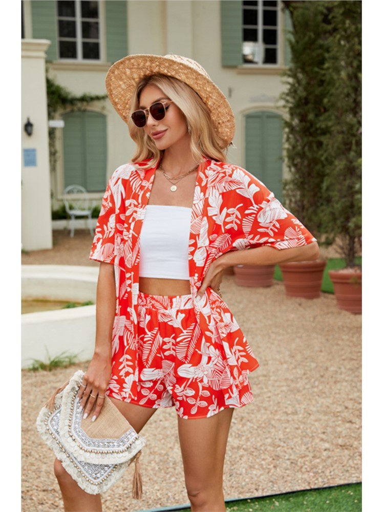 Summer Casual 2 Piece Set Wome - đánh giá và giá Romper Floral Print