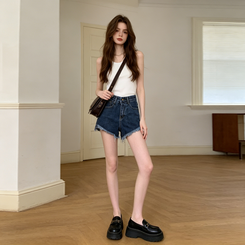 Denim Shorts Women Jeans Vinta - đánh giá và giá Shorts Denim Frayed