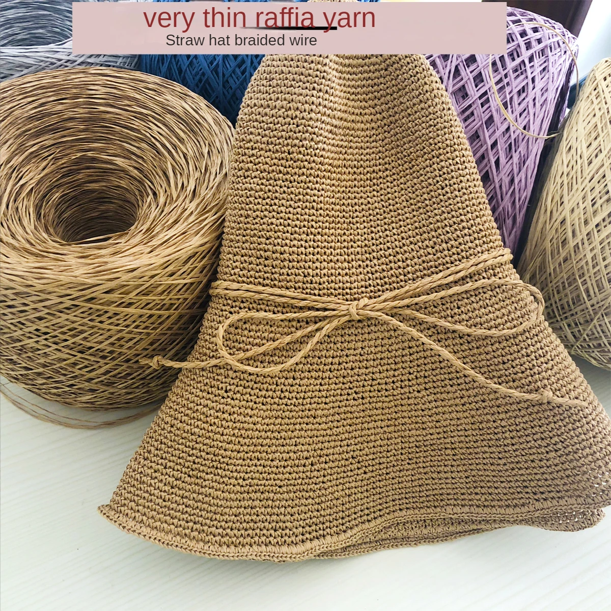 250g Thin Raffia Yarn Paper Gr - đánh giá và giá Crochet Bag Raffia