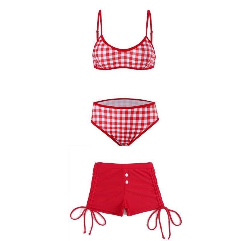 Sexy Suits Women Dopamine Styl - đánh giá và giá Swimsuit Bikini Ruched