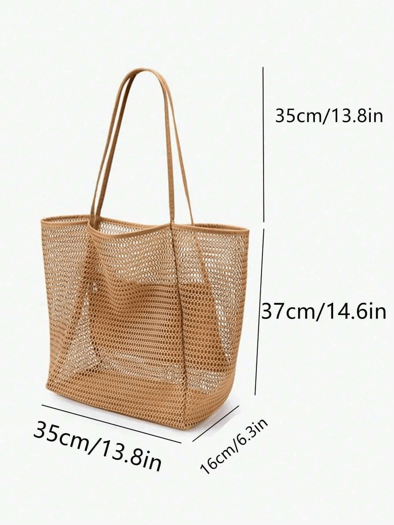 1pc Mesh Beach Tote Bag, Outdo - đánh giá và giá Tote Bag Beach