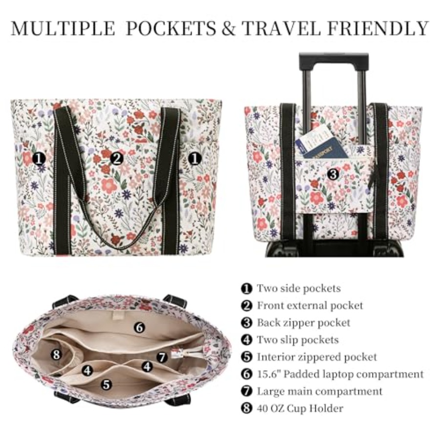 Tote Bag for Women with Laptop - đánh giá và giá Tote Bag Beach