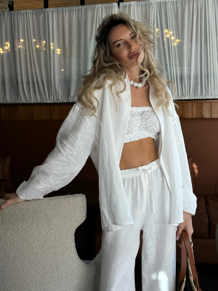 2025 Solid Casual Cotton Linen - đánh giá và giá Linen Pant Wide