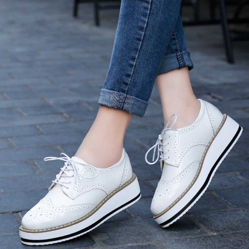 Women Loafers Shoes Leather Th - đánh giá và giá Wedge Espadrille Women