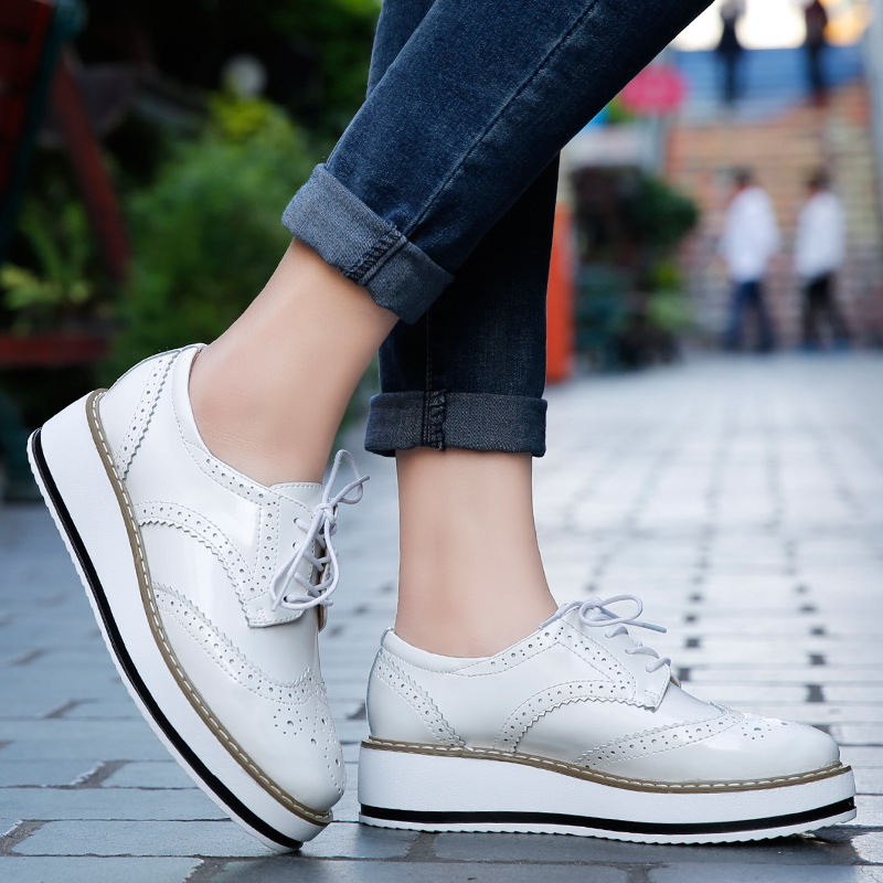 Women Loafers Shoes Leather Th - đánh giá và giá Wedge Espadrille Women