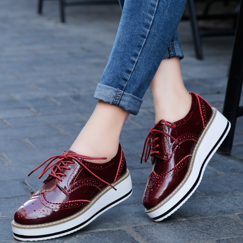 Women Loafers Shoes Leather Th - đánh giá và giá Wedge Espadrille Women