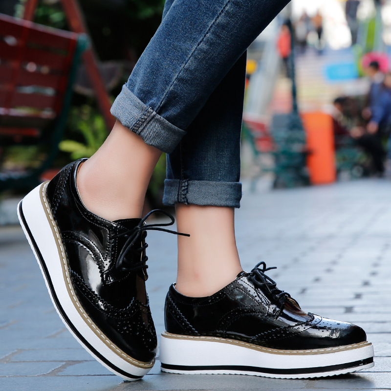 Women Loafers Shoes Leather Th - đánh giá và giá Wedge Espadrille Women
