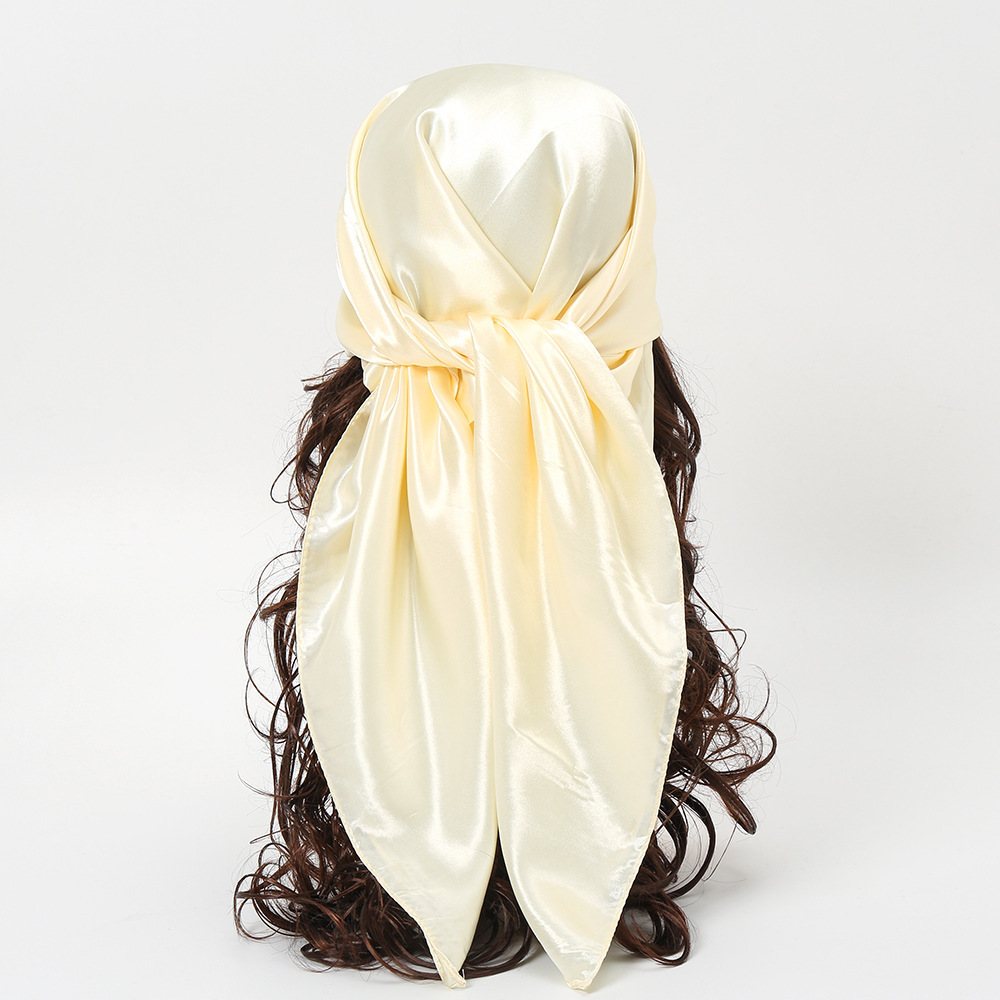 90cm Solid Colors Neckerchief  - đánh giá và giá Headband Summer Knit