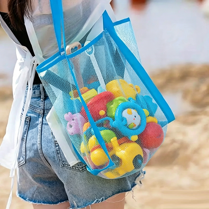 Multicolor Swimming Large Mesh - đánh giá và giá Tote Bag Beach